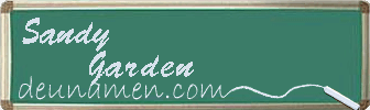 Sandy Garden Visitenkarte